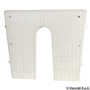 Stern protection plate white 420x340 mm