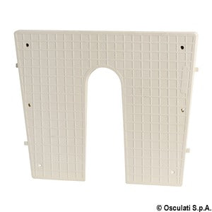 Stern protection plate RAL 9001 420x340 mm