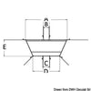 Universal clear hood for T-Top 3030x1050 mm