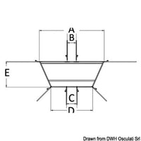 Universal clear hood for T-Top 3030x1050 mm