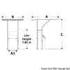 Aluminium T-Top 1700 x 1400 x 2050 mm