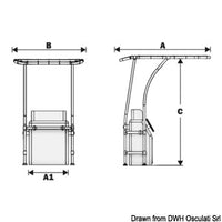 Professional light alloy T-Top