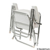 Anodized aluminium Captain's chair
