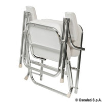 Anodized aluminium Captain's chair