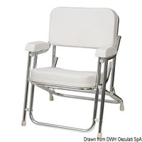 Anodized aluminium Captain's chair