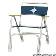 Beach folding chair navy blue