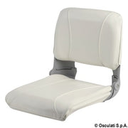 Seat foldable backrest and pull-out padding white