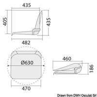 Only frame for seat, no cushions