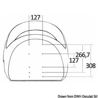 ATTWOOD Centric II ergonomic and folding seat