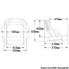 Ergonomic padded seat w/H52R Flip UP bolster