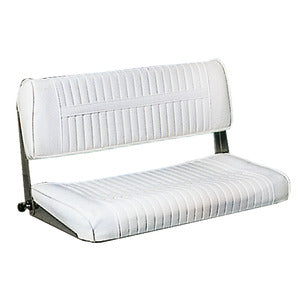 Two-place seat w/foldable backrest 80x40 cm
