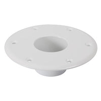 Aluminum table leg - white