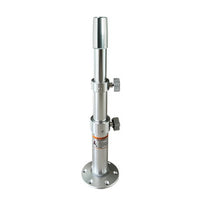 Thread lock alu table pedestal 3 steps 450/775 mm