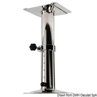 Universal telescopic swivelling pedestal