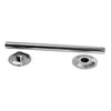 Polished stainless steel table pedestal