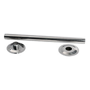 Polished stainless steel table pedestal