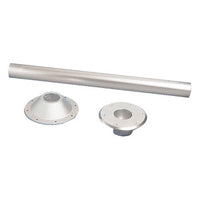 Table pedestal anodized aluminium Heavy Duty 70 cm