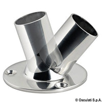 Swiveling ball joint for platforms, gangplanks, awnings, outboard engine brackets