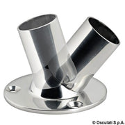 Swiveling ball joint for platforms, gangplanks, awnings, outboard engine brackets