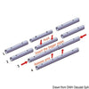 Straight line pole connector 150 mm 22x1.2 mm