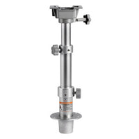 Removable tri-telescopic table pedestal 290/690 mm
