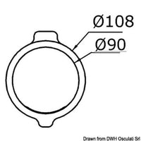 Swing-Out glass/cup/can holder 1/2 cups