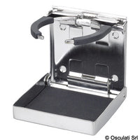 Adjustable and folding glass and can holder