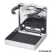 Adjustable and folding glass and can holder