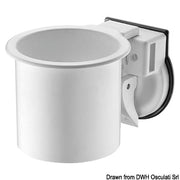 Glass holder with suction cup