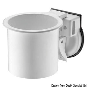 Glass holder with suction cup