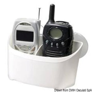 GPS/CELL white plastic mobile holder