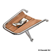 Dolphin striker AISI 316/teak tilting roller