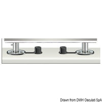 Fastening system f.MAGMA on pull-out worktop