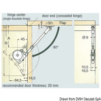 Soft Down Stay - upward window stay