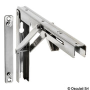 Slip-off folding arms for tables
