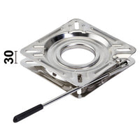 SS rotating base guided + snap lock