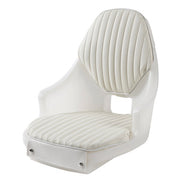 Compact seat frame polyethylene white + cushions