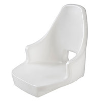 Compact seat frame polyethylene white no cushions