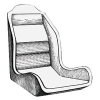 Ergonomic seat frame