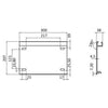 Slide kit for pedestal fixed Ø 80 mm
