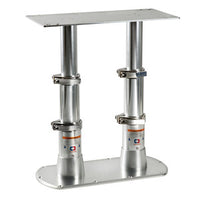 Double pedestal ss handles base 615 x 300 mm