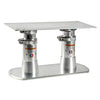 Double pedestal ss handles base 615 x 300 mm