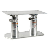 Double pedestal ss handles base 615 x 300 mm