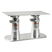Double pedestal ss handles base 615 x 300 mm