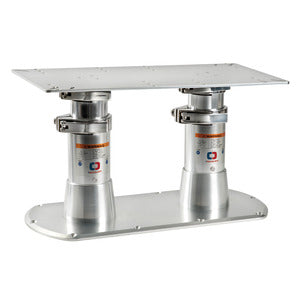 Double pedestal ss handles base 615 x 300 mm