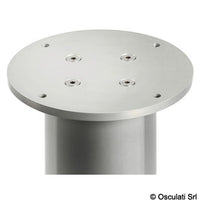 Round-Alu electrical table pedestal