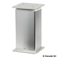 Square aluminum pedestal 3-heights 24V