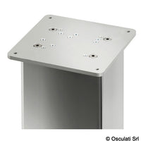 Square aluminum pedestal 3-heights 24V