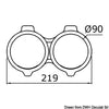 Swing-Out glass/cup/can holder 2/4 cups