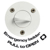 3-step emergency ladder w/ front screws